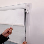 Cortina Roller Doble - colo Beige medidas 120x240