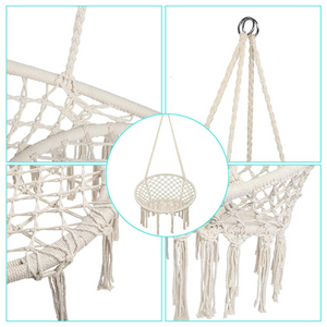 Silla Hamaca de Macramé Resistencia