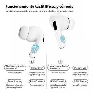 Audifonos Pro Bluetooth Pantalla Tactil Hi Fi